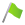 an icon of a green flag